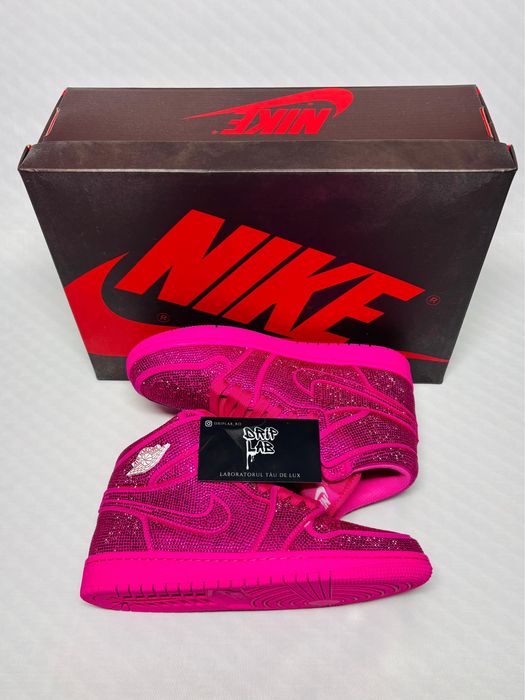 Jordan 1 cristal roz