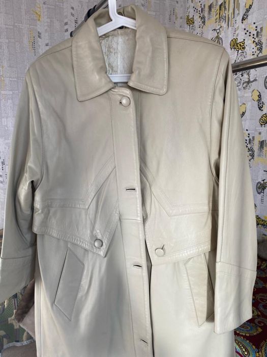 Кожаный плащ