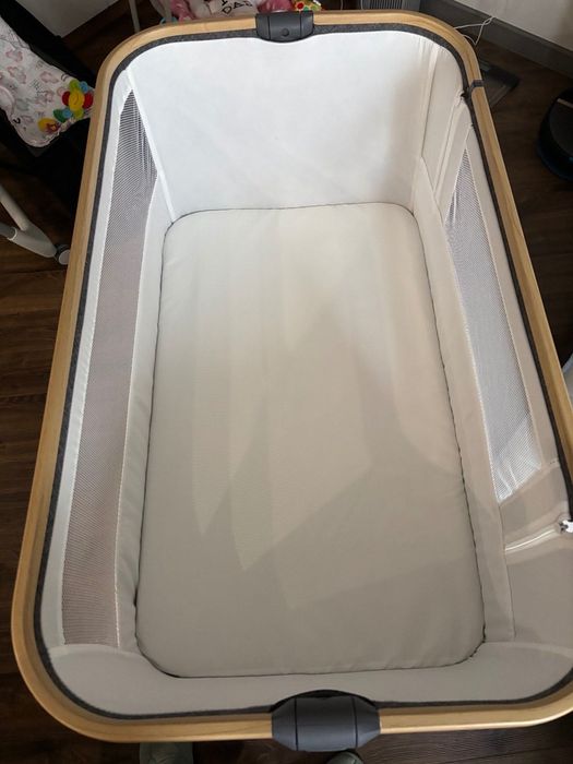 Бебешка кошара с подвижна преграда Cangaroo - Amo, тъмносива