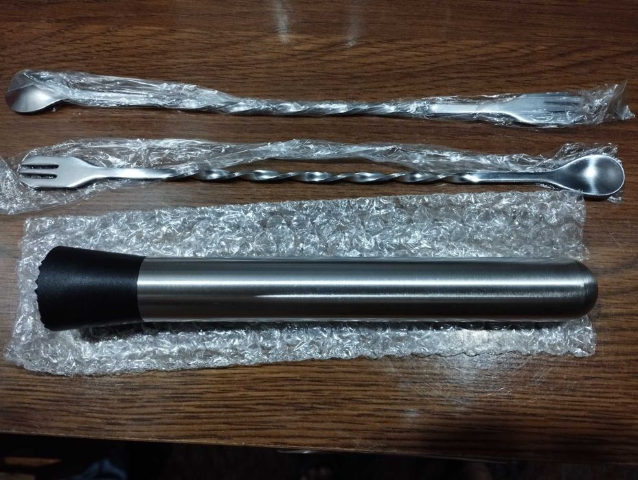 Барная коктейльная ложка 22 см для бара коктейля джигер мадлер шейкер