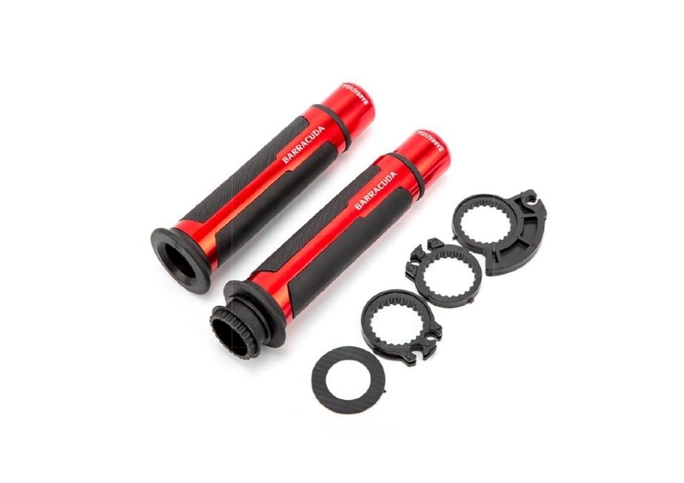 Mansoane Barracuda moto cu capete ghidon 22mm universale manere