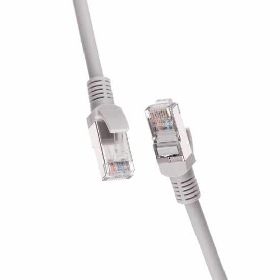 } Патч-корд 2E Cat6 FTP RJ45 1м LSZH серый