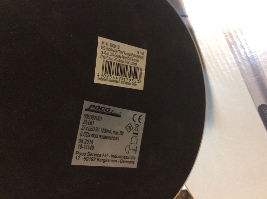 Veioza led Poco line 27 led x5V maxim,made in Germany