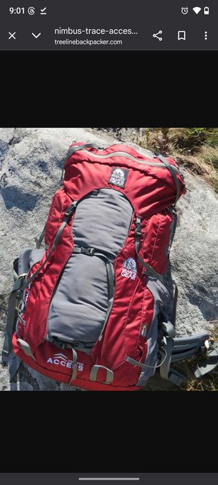 Продаю рюгзак granite gear nimbus trace 70 l