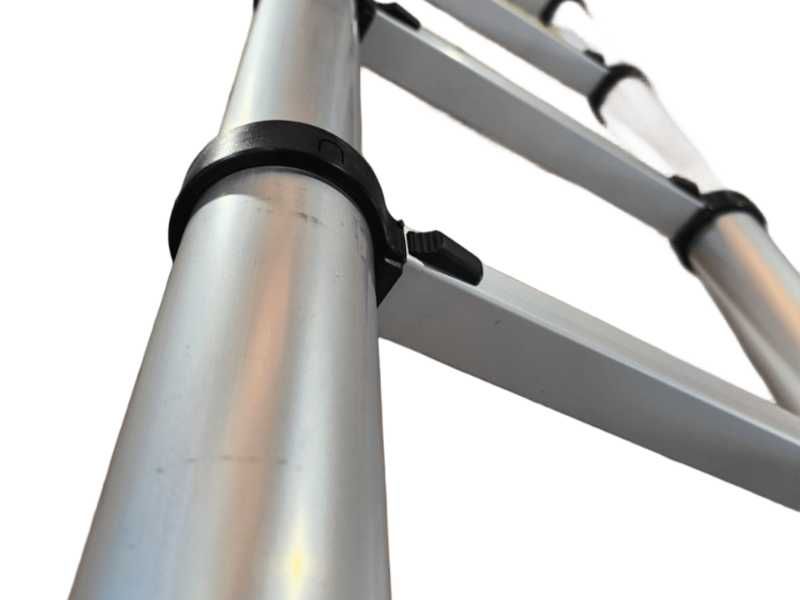 Стълба алуминева телескопична 3.8м, 150кг, 13 секции