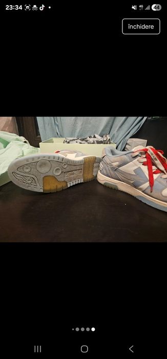 Vând adidasi off white out of office