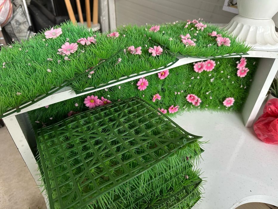 Doar 100 lei Decorațiuni Artificiale Gazon cu Flori