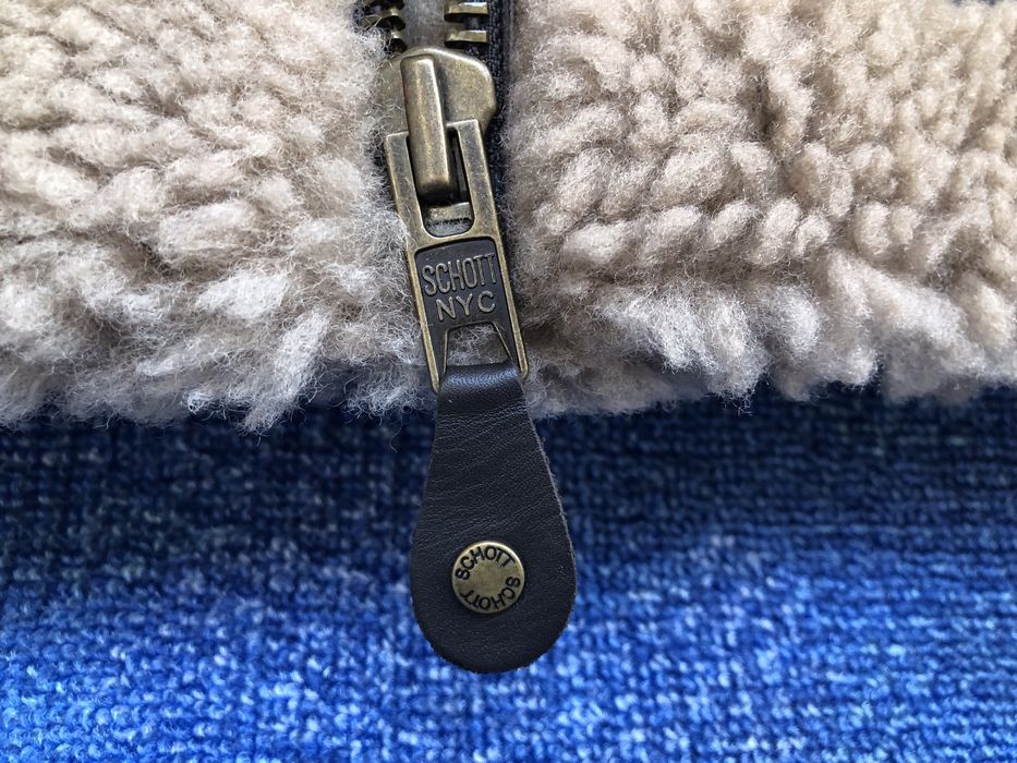 Schott NYC B-3 Bomber Jacket ОРИГИНАЛНО мъжко яке/естествена кожа - L