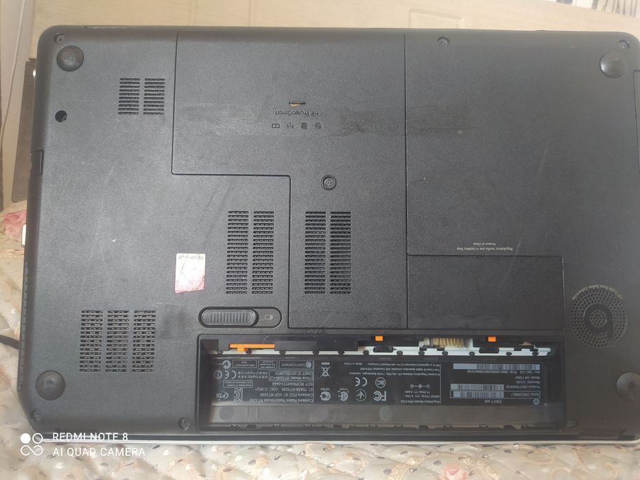 Ноутбук. hp в нормальном состоянии