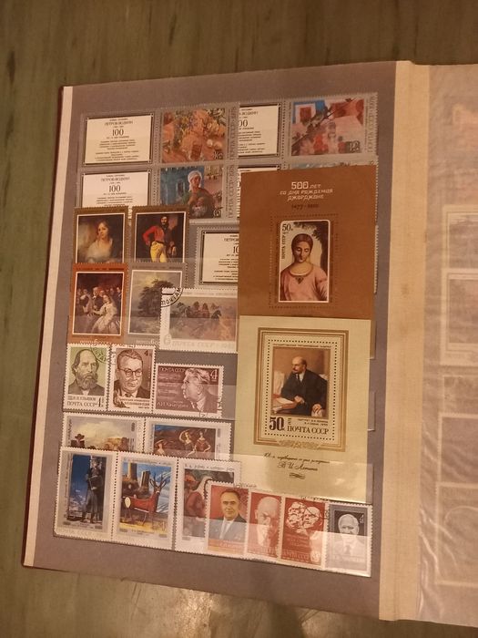 Почтовые марки СССР и ГДР