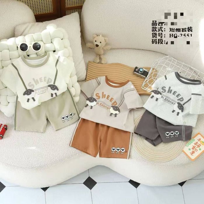 Oʻgʻil va qizbollar uchun futbolka shortiklar