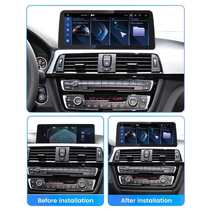 Navigatie BMW Seria 4 F32 F33 F36 F82 Android 14 Carplay Sim + Camera