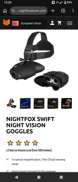 Нощно виждане Night fox Swift