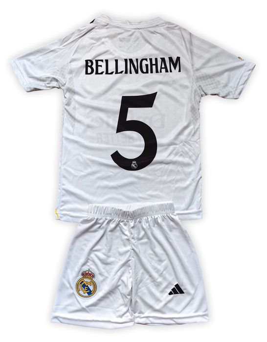 Детски футболен екип Реал Мадрид Белингам комплект Bellingham тениска