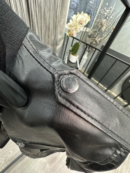 Geaca Piele. Philipp Plein. Premium/TopQuality