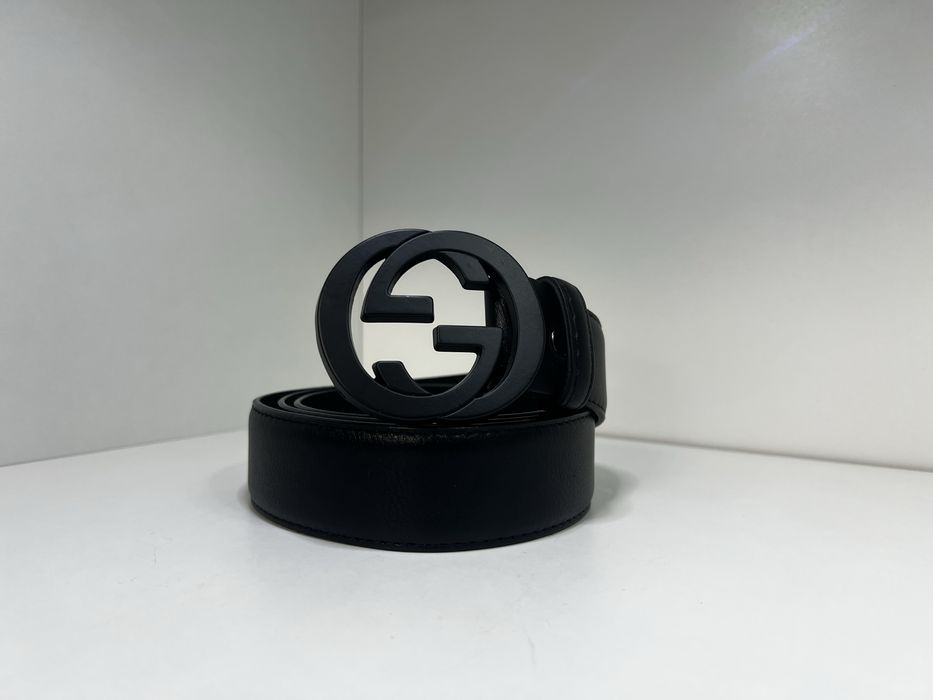 Curea Gucci full black piel naturala