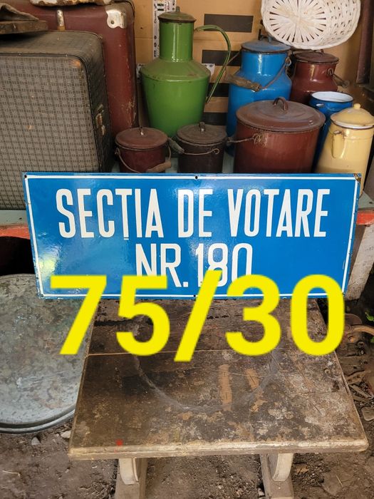 Tablă emailata starea din poze