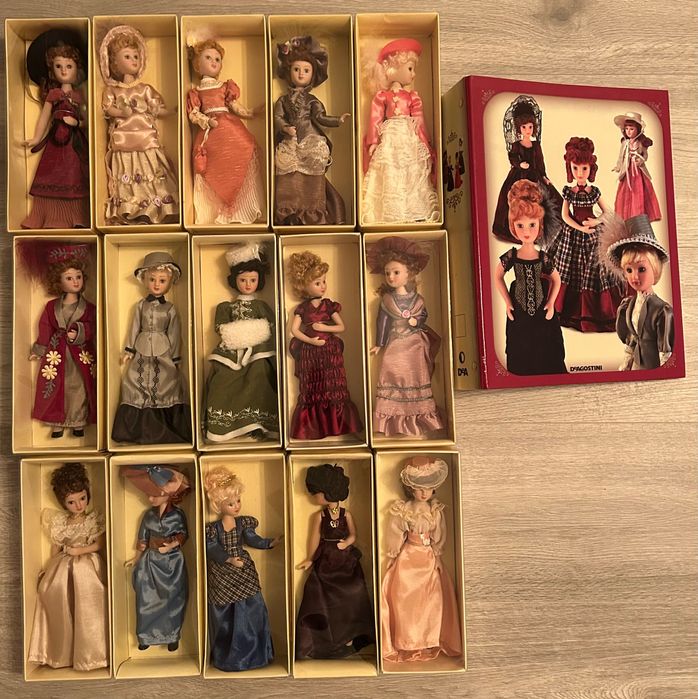 Păpuși cu rochii de epocă, colecția Deacostini