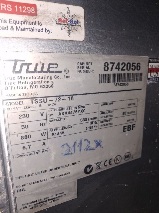 Хладилна маса за пица TRUE USA