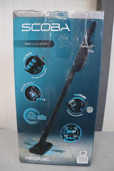 Прахосмукачка Cecotec Scoba 2100 TwiceAnimal, 20kPa, 210W,двойна глава