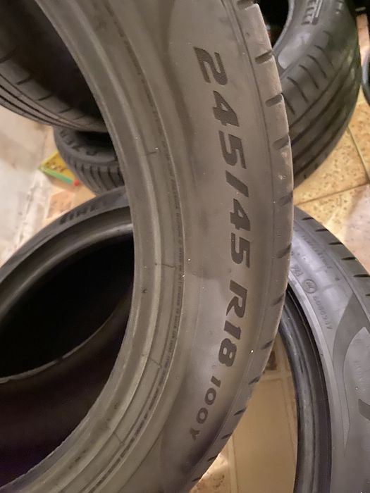Шины летние pirelli комплект 245/45/18