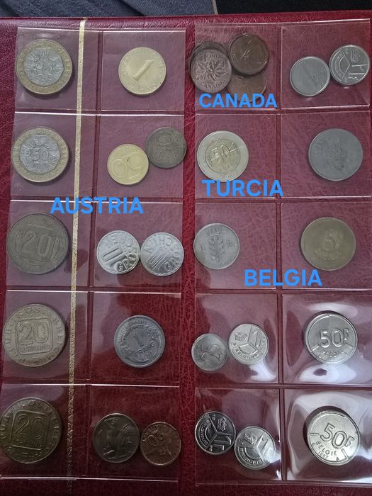 Monede vechi și actuale
