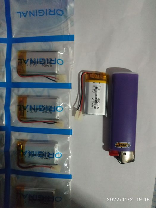 Батарейки Lition 700 mA хорошее качество