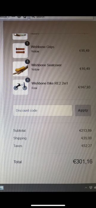 Балансно колело Wishbone design studio