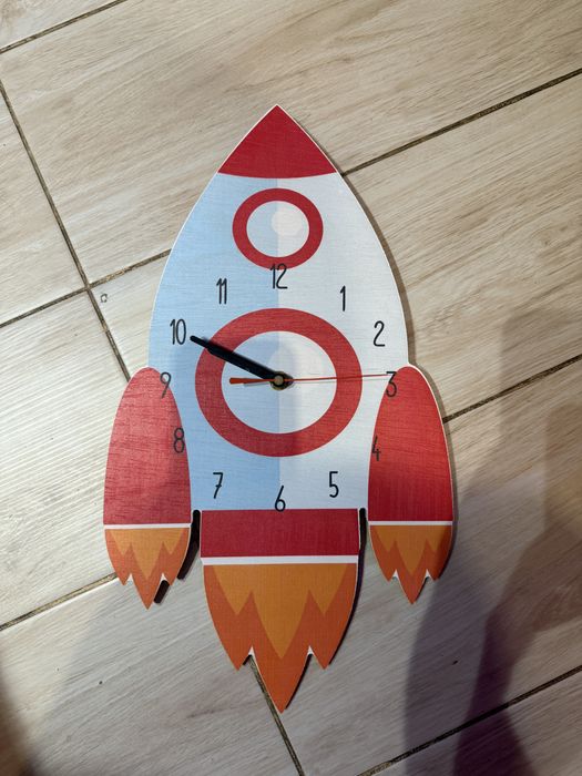 Ceas de perete “racheta” pentru copii, Little Nice Things