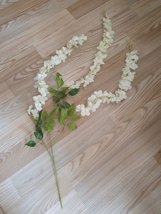 15 fire Ghirlande flori artificiale albe Wisteria