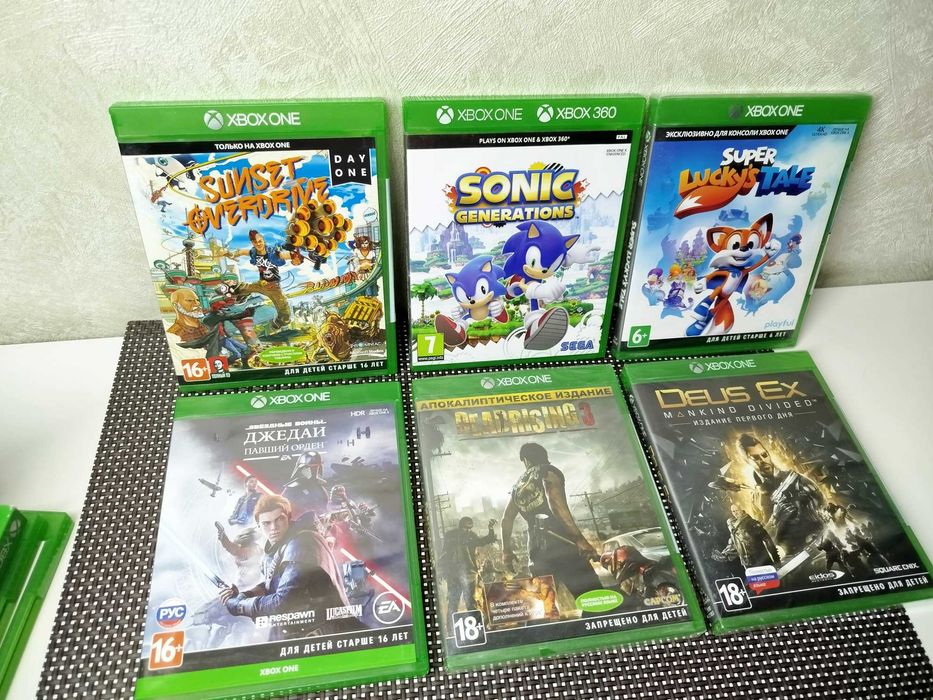 Xbox Series Диски на Xbox One игры