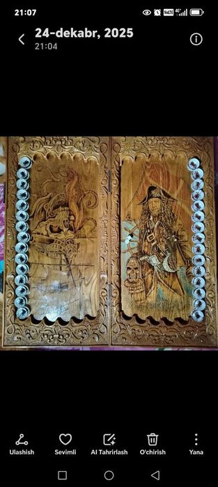 Нарда сотилади кул иши антиквар буюм