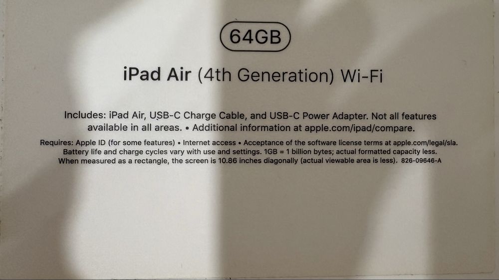 iPad Air 4 64GB + Apple Pencil