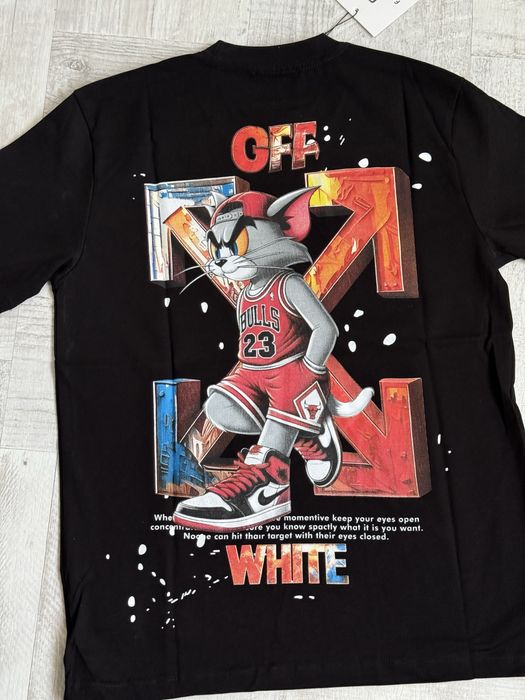 Tricou OFF White Amiri Balenciaga ih nom