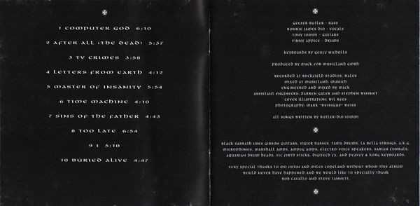 CD Black Sabbath - Dehumanizer 1992