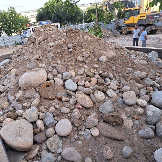 Клинец, щебень, песок(чиназ), Турпок, Klines, sheben, qum, tosh klenis