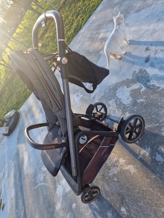 Количка, столче за кола, кош Peg Perego Veloce, цвят Fiat 500