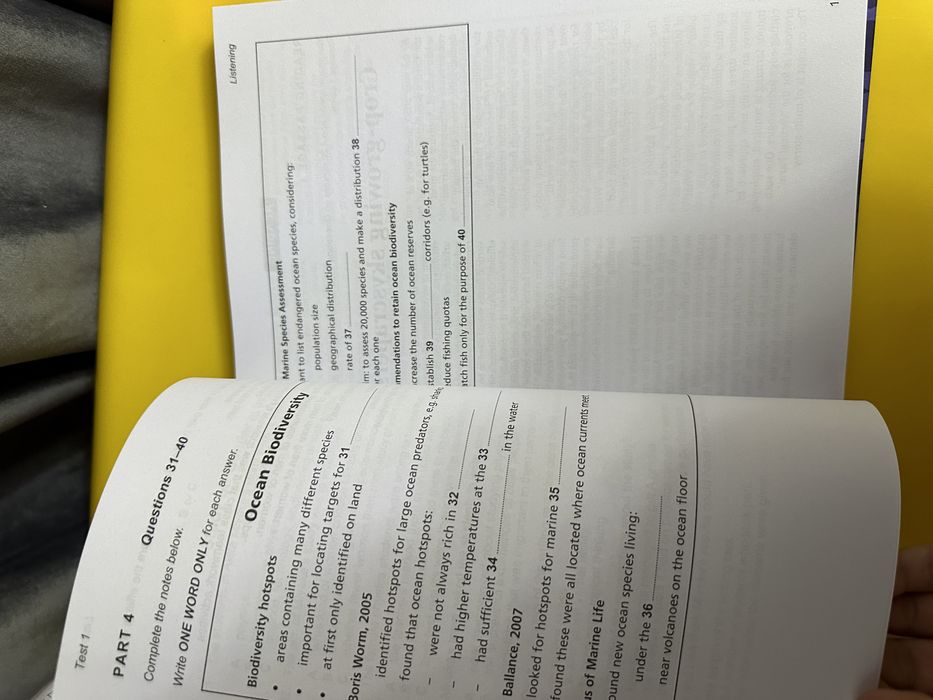 Cambridge Ielts academic тест