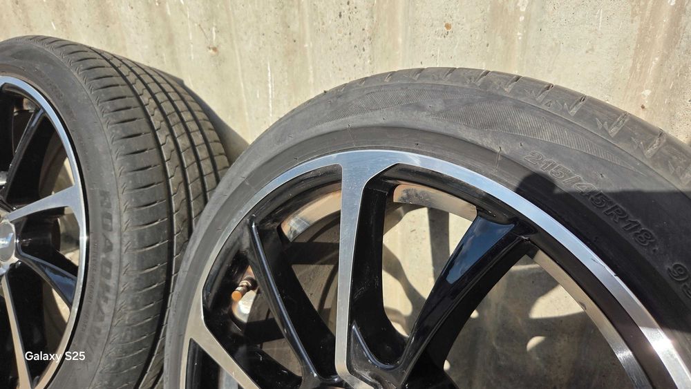 Алуминиеви джанти ABT BBS DR Mystic Black 18" + летни гуми 0.7 мм, 5×112, за Seat, Audi, VW, Skoda