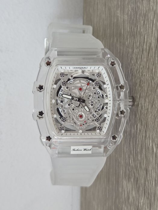 Ceas Kimsdun Skeleton transparent