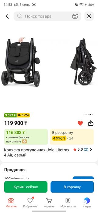 Детская коляска joie