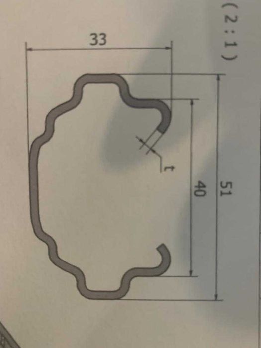 Stalpi metalici /Spalieri zincati 2 m