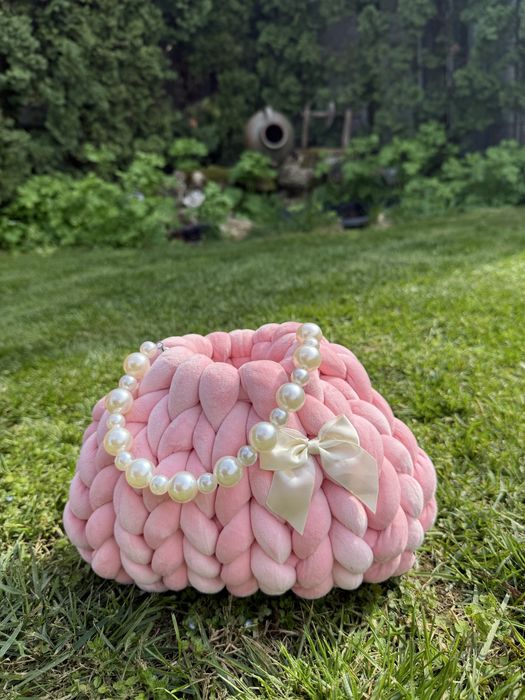 Чанта- ръчно плетена текстилна, пефректна за всеки повод и подарък