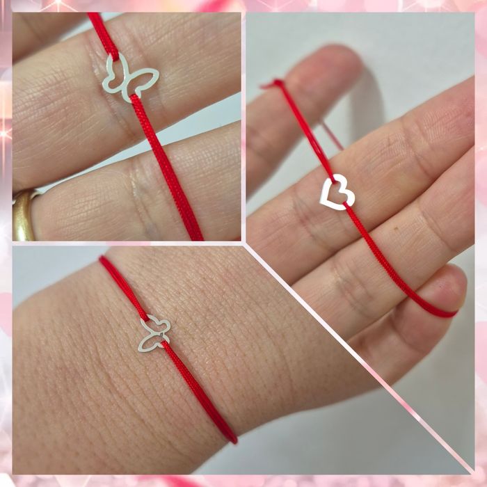 Martisoare bratari argint inima, fluture, banut