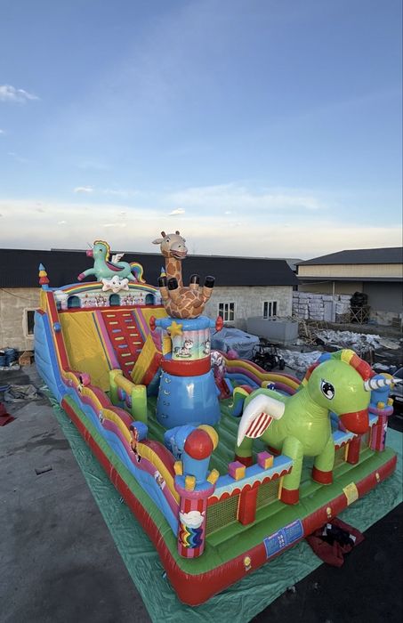 Батут надувной новый