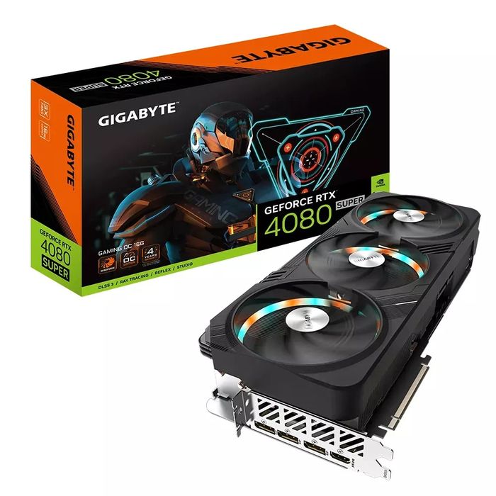 Видео карта GIGABYTE GeForce RTX™ 4080 Super Gaming OC, 16GB GDDR6X, 2