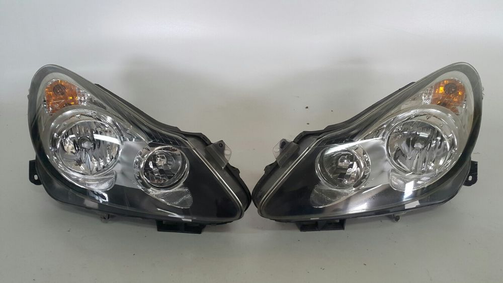 Фар Фарове Броня Opel Corsa D facelift Опел Корса Д хечбек купе