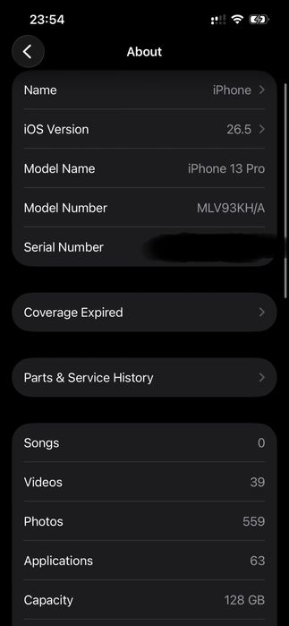 Iphone 13 pro 128gb