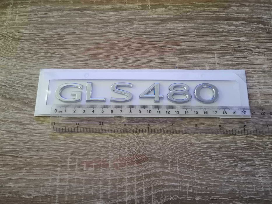 сребрист надпис нов стил Mercedes Benz GLS 480