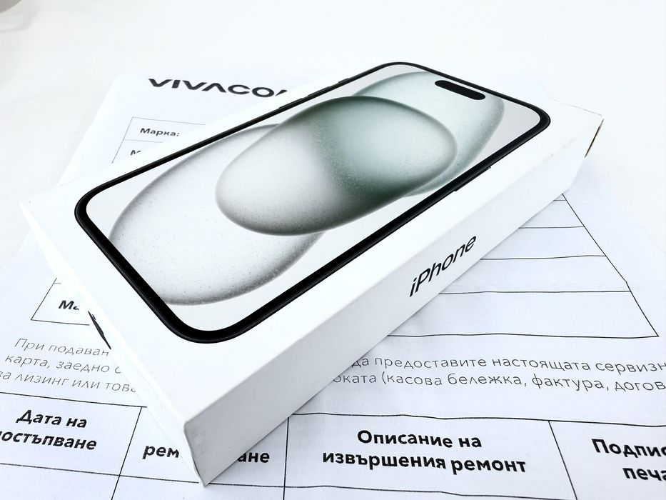 НОВ! Apple iPhone 15 128GB Black 2г. Гаранция!